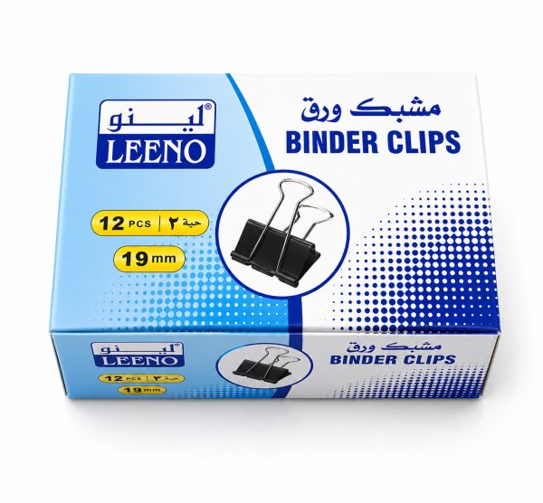 كليب ورق اسود 19mm